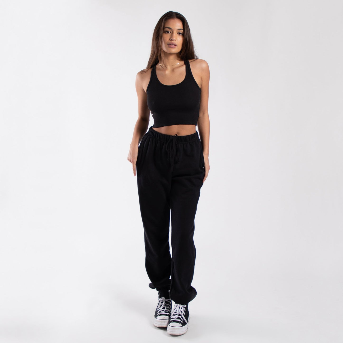 2x1 Ribbed Crop Tank