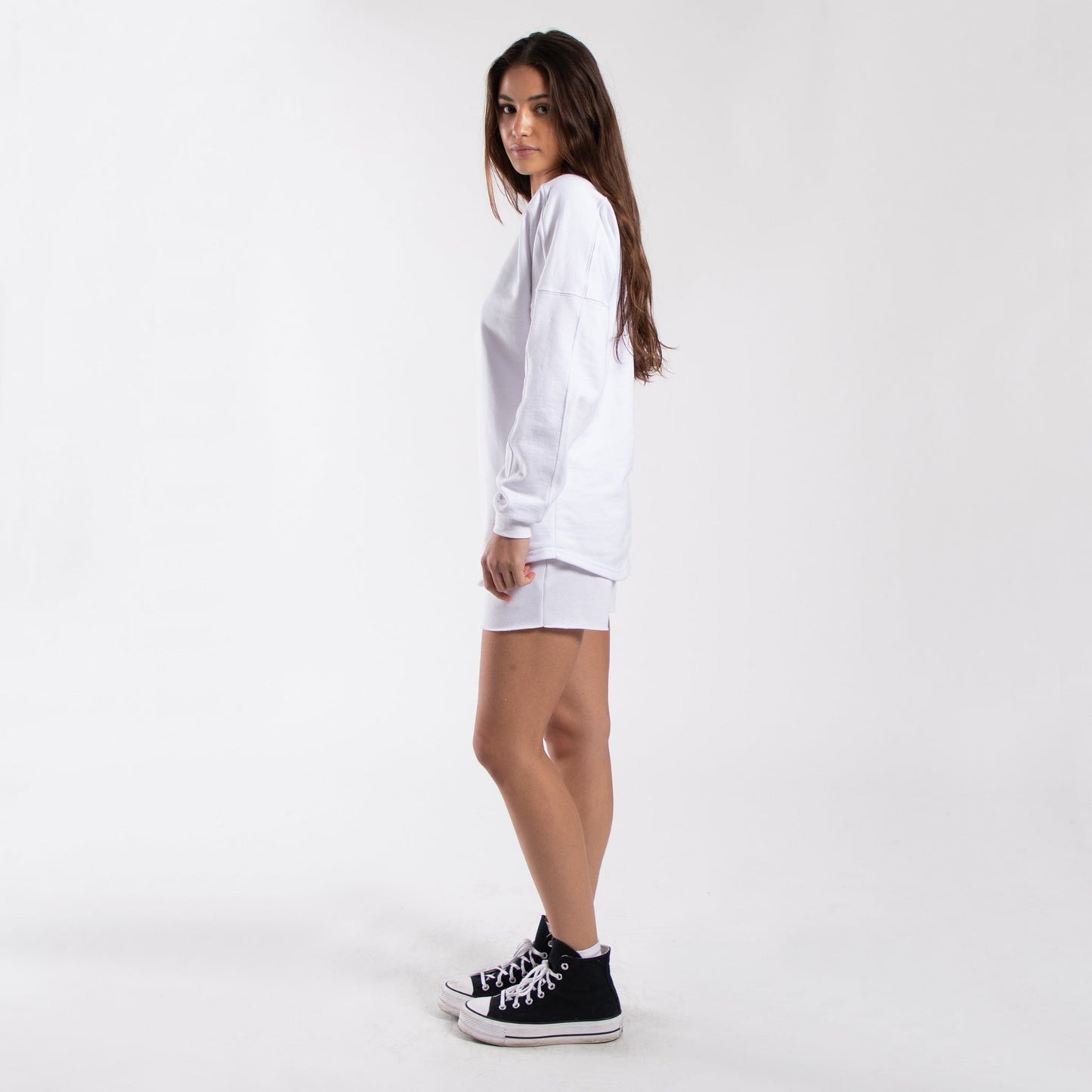 Contrast Crewneck Sweatshirt