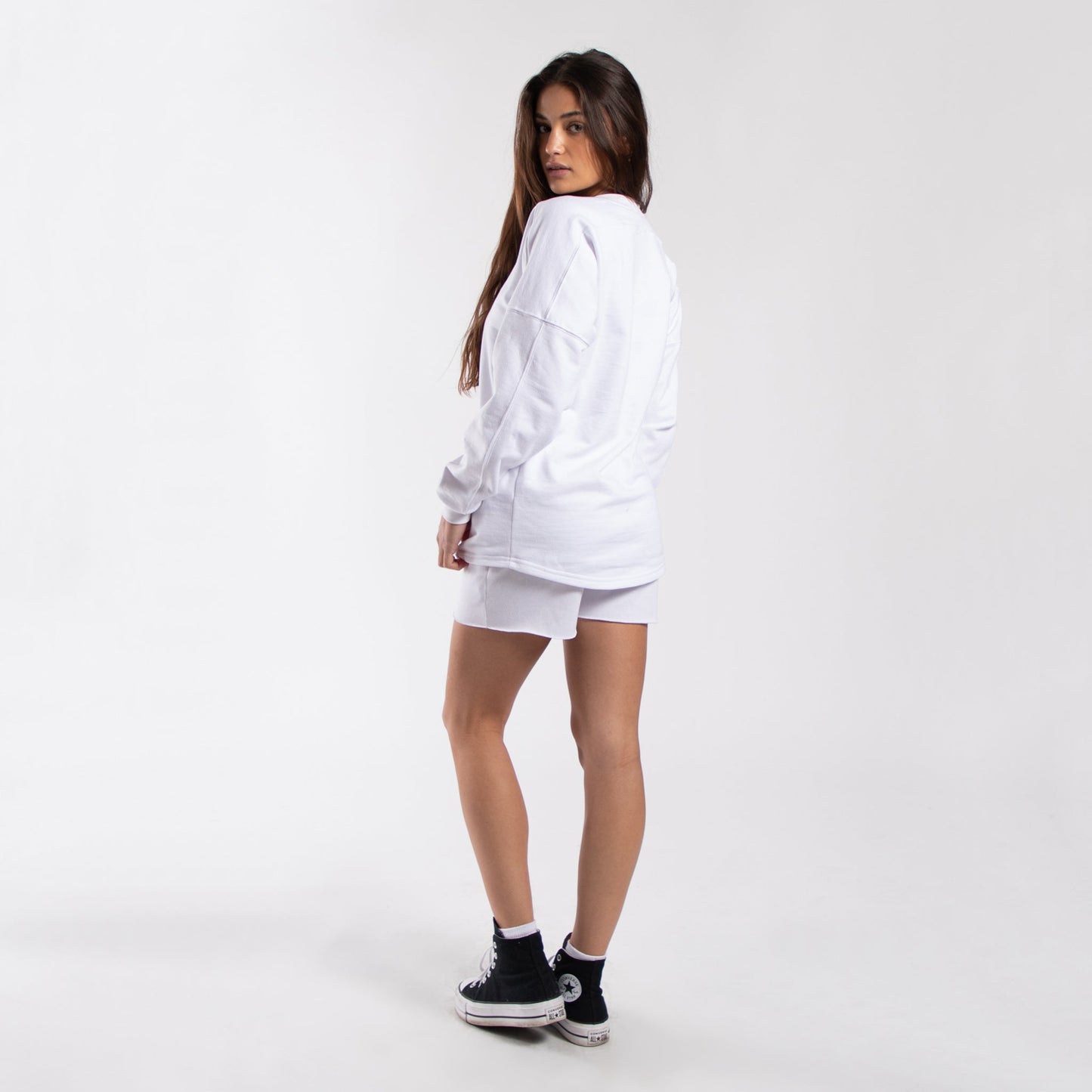 Contrast Crewneck Sweatshirt