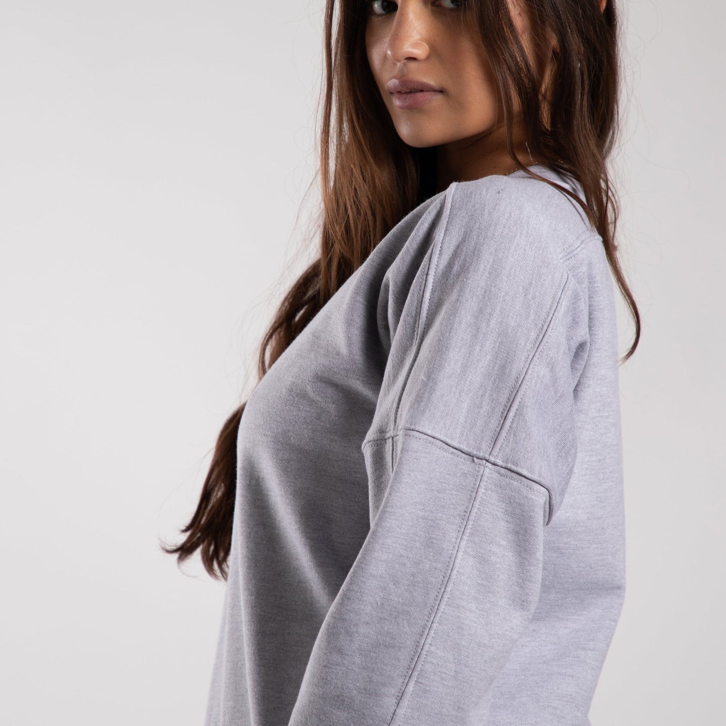 Contrast Crewneck Sweatshirt