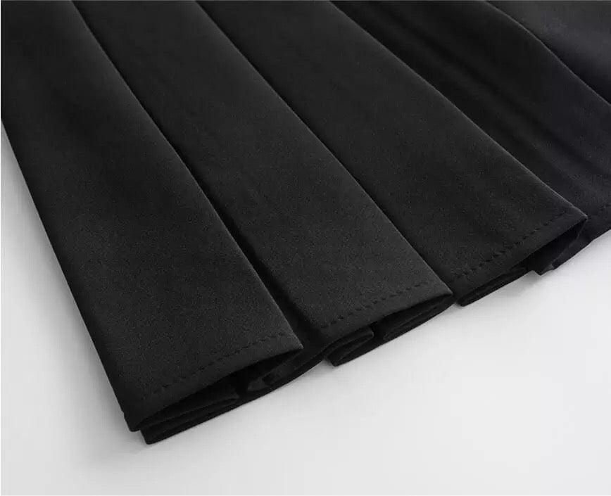 Pleated Mini Skirt