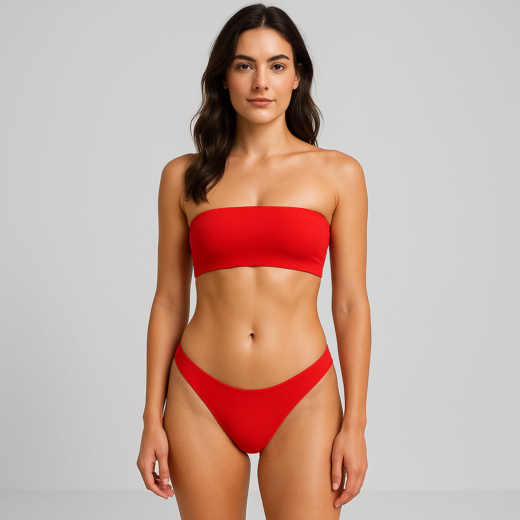 Two Piece Bandeau Swimsuit