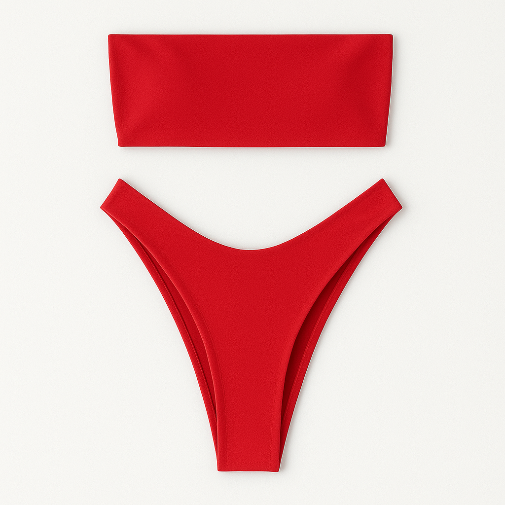 Two Piece Bandeau Swimsuit